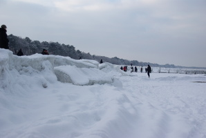 Strandidylle im Winter