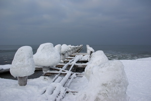 Strandidylle im Winter