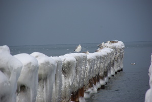 Strandidylle im Winter