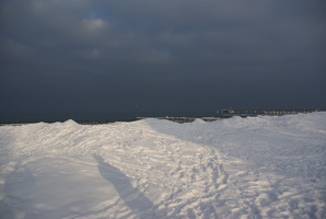 Strandidylle im Winter