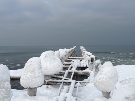 Strandidylle im Winter