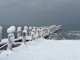 Strandidylle im Winter