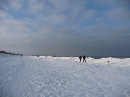 Strandidylle im Winter