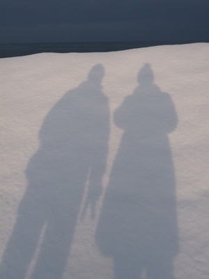 Strandidylle im Winter