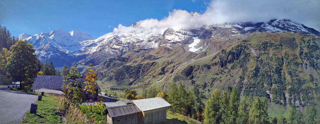 Panorama auf dem Weg zum Großglockner