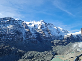 Blick auf den Gletscher am Großglockner