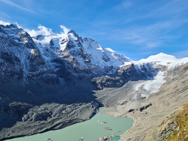 Blick auf den Gletscher am Großglockner